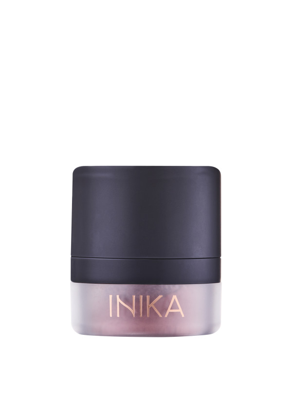 Inika Mineral Blusher Puff Pot, Rosy Glow Inika Mineral Blusher Puff Pot, Rosy Glow
