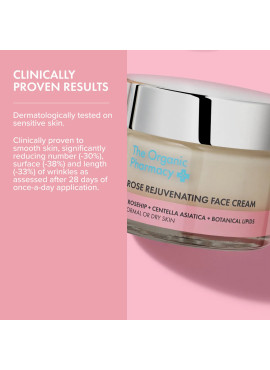 The Organic Pharmacy Double Rose Rejuvenating Face Cream, Feuchtigkeitsspendende Gesichtscreme
