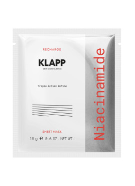 KLAPP Niacinamide Triple Action Refine Sheet Mask