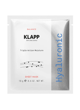 KLAPP Hyaluronic Triple Action Moisture Sheet Mask