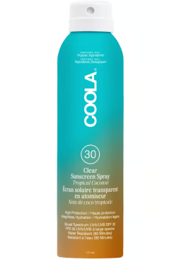COOLA Body Sunscreen Organic Sunscreen Spray SPF 30 - TROPICAL COCONUT