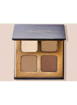 Inika Organic Quad Eyeshadow Palette, wind